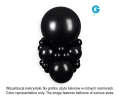 Balony Lateksowe Czarne Metaliczne 13cm kpl. 100szt