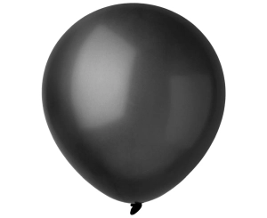 Balony Lateksowe Czarne Metaliczne 13cm kpl. 100szt