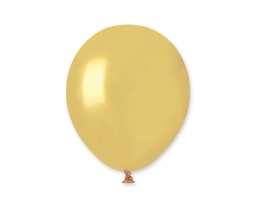 Balony Lateksowe Złote Dorato Metaliczne 13cm kpl. 100szt