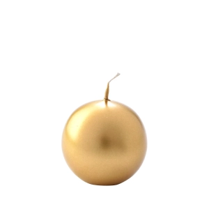 Świeca Kula Złota L1 Metalik 6cm