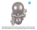 Balony Lateksowe Srebrne Metaliczne 13cm kpl. 100szt