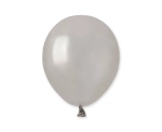 Balony Lateksowe Srebrne Metaliczne 13cm kpl. 100szt