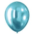 Balony Lateksowe Niebieskie z Efektem Chromu 30cm kpl. 5szt