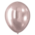 Balony Lateksowe Różowe z Efektem Chromu 30cm kpl. 5szt