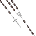 Różaniec Drewniany Oliwka MB Niepokalana 60cm - Brązowy