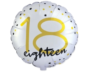 Balon Foliowy 18 Urodziny Eighteen 45cm