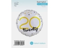 Balon Foliowy 20 Urodziny Twenty 45cm
