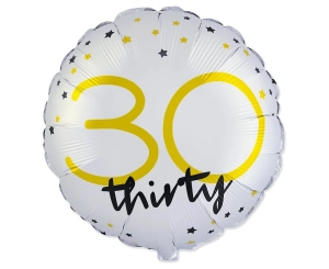 Balon Foliowy 30 Urodziny Thirty 45cm