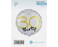 Balon Foliowy 30 Urodziny Thirty 45cm