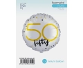 Balon Foliowy 50 Urodziny Fifty 45cm
