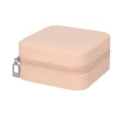 Szkatułka na Biżuterię Różowa z Lusterkiem 10x10cm