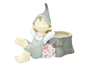 Osłonka Ogrodowa Skrzat Chłopiec 28x35cm