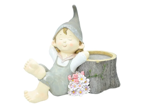 Osłonka Ogrodowa Skrzat Chłopiec 28x35cm