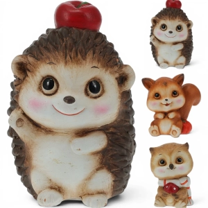 Jesienna Figurka Ceramiczna Leśne Zwierzątko 11cm