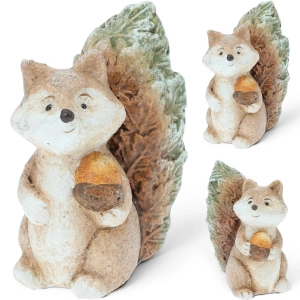 Figurka Ceramiczna Lis z Żołędziem 10cm