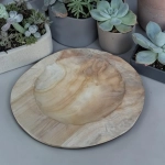 Dekoracyjna Misa z Drewna Tekowego 28cm