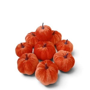 Jesienne Dynie Pomarańczowe Welur kpl. 9szt