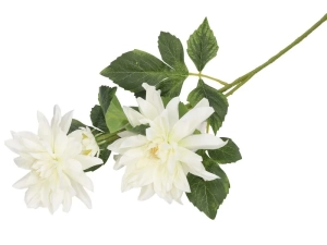 Dalia Sztuczna Biała 3 Kwiaty 76cm 