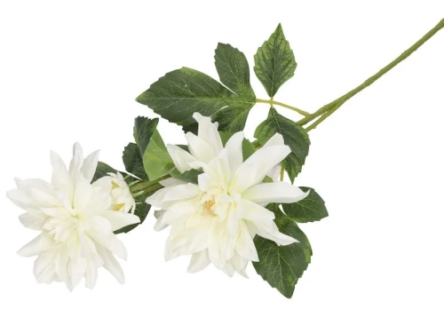 Dalia Sztuczna Biała 3 Kwiaty 76cm 