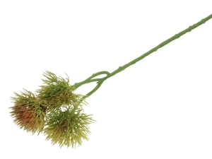 Sztuczny Kwiat Aster Zielony 36cm kpl. 6szt