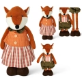 Figurka Jesienna Pan/Pani Lis na Teleskopowych Nogach 85cm