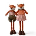 Figurka Jesienna Pan/Pani Lis na Teleskopowych Nogach 85cm