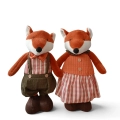 Figurka Jesienna Pan/Pani Lis na Teleskopowych Nogach 85cm