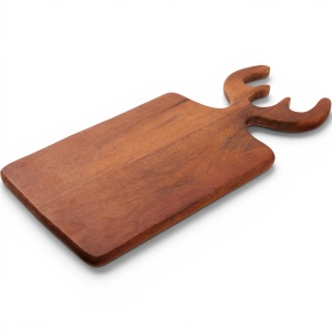 Deska Drewniana z Ozdobnym Uchwytem 30x12cm