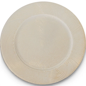 Podtalerz Plastikowy 33cm - Biały/Złoty