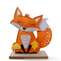 Figurka Dekoracyjna Lis z Filcu 24cm