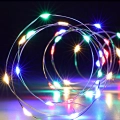 Lampki LED 10 Diod Łezka na Baterie - Multikolor