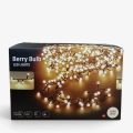 Łańcuch Świetlny LED Berry Bulb Kulki 500 Diod - Biały Ciepły