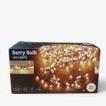 Łańcuch Świetlny LED Berry Bulb Kulki 250 Diod - Ciepły Biały