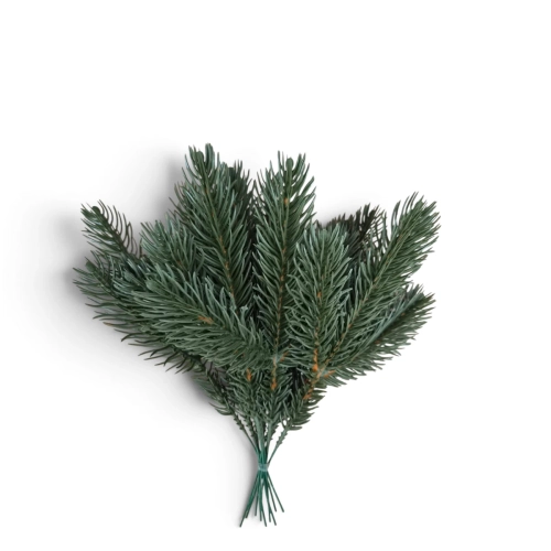 Gałązki Zielone Premium PE 23cm kpl. 12szt - 3 Odgałęzienia