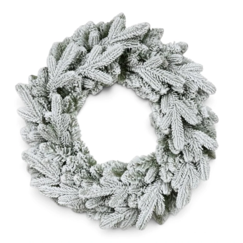Wianek Świerkowy Aspen PE Snow 55cm Ośnieżony