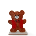 Figurka Dekoracyjna Miś na Podstawce 16cm - 3 wzory
