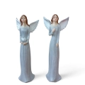 Figurka Dekoracyjna Anioł Szary 23cm