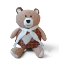 Pluszak Miś Świąteczny Brązowy 30cm - 2 wzory