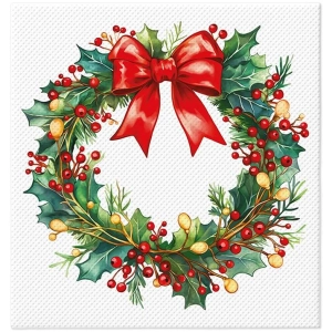Serwetki PAW Softpoint Holiday Bloom 38x40cm kpl. 20szt 