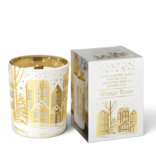 Świeca Zapachowa w Szkle 240g Winter Town