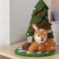 Świąteczna Dekoracja Scenka Leśna z Filcu 18cm - 3 wzory