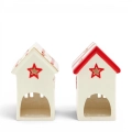 Domek Ceramiczny Lampion na Podgrzewacz 7,7x12cm