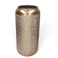 Dekoracyjny Wazon Metalowy Złoty Tuba 49cm