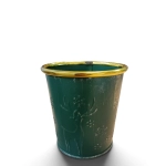 Metalowa Zielona Osłonka Renifery 10cm
