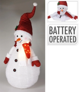 Figurka Świąteczna Bałwan Teleskopowy LED 120cm