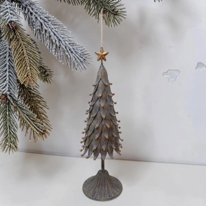 Metalowa Choinka Szara 36cm