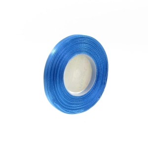 Wstążka Satynowa 6mm 32mb - Niebieski  Nr 121