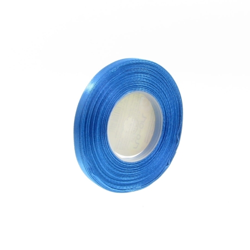 Wstążka Satynowa 6mm 32mb - Niebieski  Nr 121