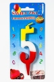 Świeczka Urodzinowa Cyfra  0-9 klasyczna - 10cm