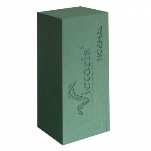 Victoria Gąbka florystyczna Kostka Mokra Zielona kpl. 20szt